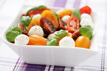 Image showing tomato and mozzarella salad