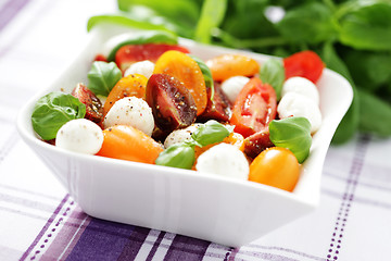 Image showing tomato and mozzarella salad