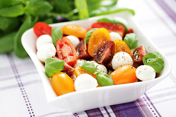 Image showing tomato and mozzarella salad