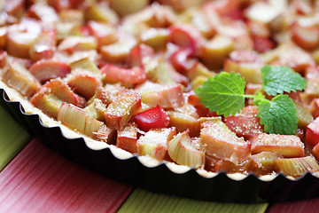 Image showing rhubarb tart