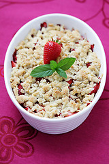 Image showing strawberries and rhubarb