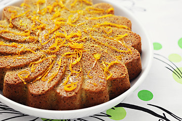 Image showing orange cake