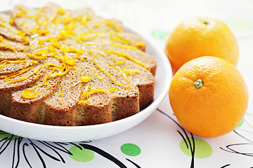 Image showing orange cake