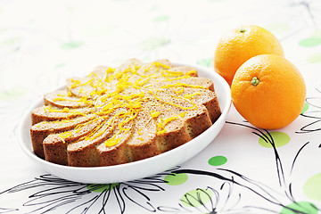 Image showing orange cake