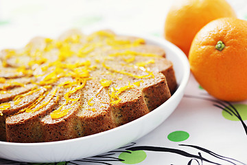 Image showing orange cake