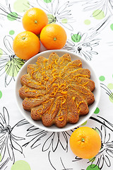 Image showing orange cake