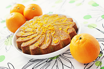 Image showing orange cake