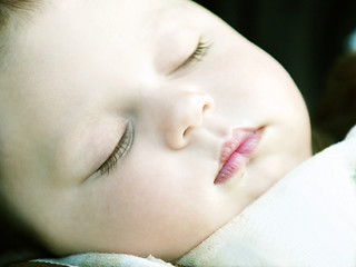 Image showing Sleeping baby