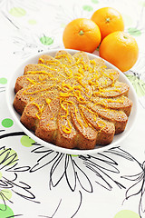 Image showing orange cake