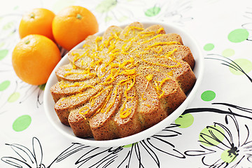 Image showing orange cake