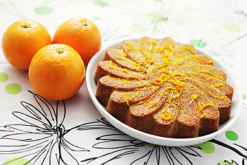 Image showing orange cake