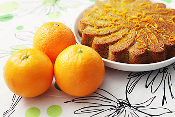 Image showing orange cake