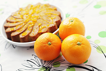 Image showing orange cake