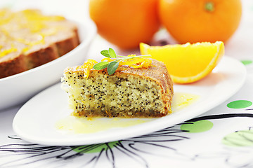 Image showing orange cake