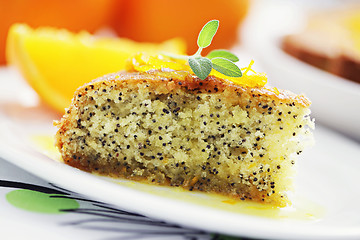 Image showing orange cake