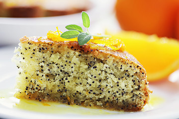 Image showing orange cake