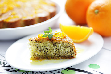 Image showing orange cake