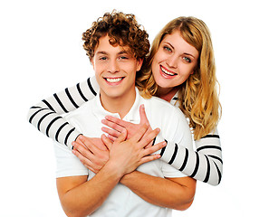 Image showing Happy young couple in love