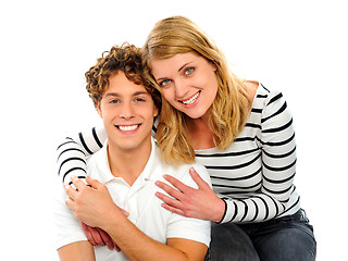 Image showing Playful young couple in love