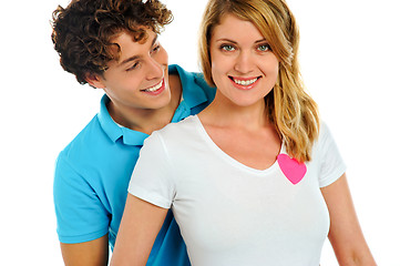 Image showing Attractive young couple
