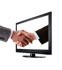 Image showing handshake - concept of a successful business