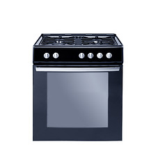 Image showing gas cooker over the white background