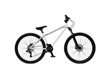 Image showing mountain bike isolated on white background