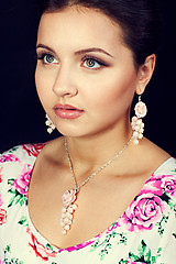 Image showing Young beautiful woman