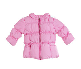 Image showing Bright children's pink jacket