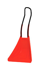 Image showing red snow shovel