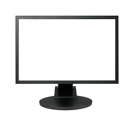 Image showing Computer monitor isolated