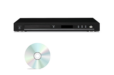 Image showing DVD player with cd disk