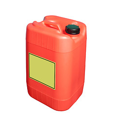 Image showing A fuel container isolated