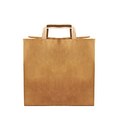 Image showing Paper bag isolated