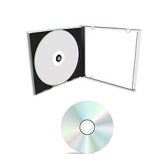 Image showing DVD case isolated