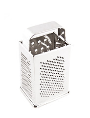 Image showing Stainless steel cheese grater