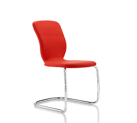 Image showing Red Stylish Chair isolated on white