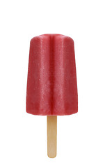 Image showing ice cream pop strawberry
