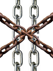 Image showing old and new chains