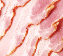 Image showing fresh meat slices texture or background