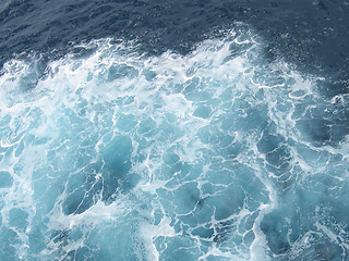 Image showing Nice blue water texture