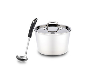 Image showing ladle with a pan