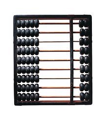 Image showing Wooden abacus isolated on white background