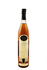 Image showing Cognac bottle isolated