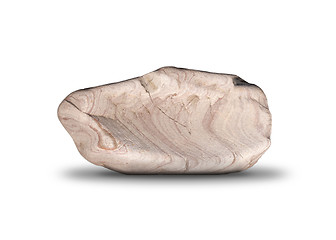 Image showing Isolated zen stone