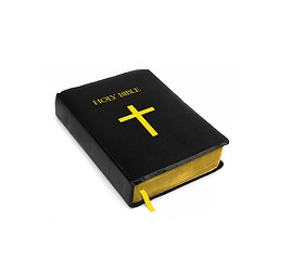 Image showing Bible on white background