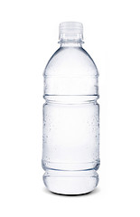 Image showing small bottle of water isolated