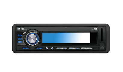 Image showing Modern car audio system isolated