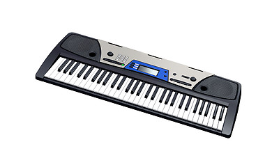 Image showing Electric piano isolated