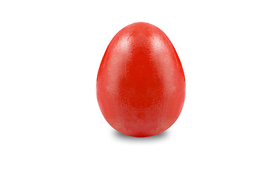 Image showing red easter egg isolated